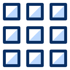View Module 1 Icon from Cyber Duotone Set