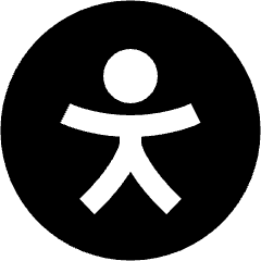 Accessibility Icon from Sharp Solid Set