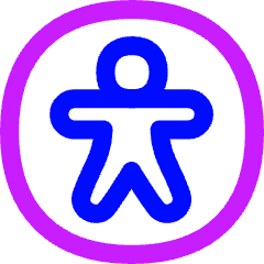 Accessibility Icon from Flex Neon Set