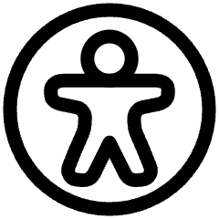 Accessibility Icon from Plump Line Set