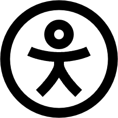 Accessibility Icon from Sharp Line Set