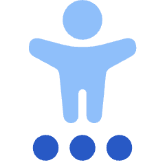 Accessibility Settings Options Icon from Plump Flat Set