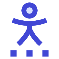 Accessibility Settings Options Icon from Sharp Duo Set