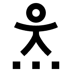 Accessibility Settings Options Icon from Sharp Line Set