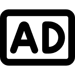 Ad Icon from Core Remix Set