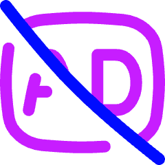 Ad Free Icon from Flex Neon Set