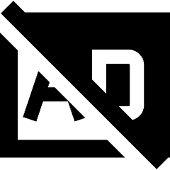 Ad Free Icon from Sharp Remix Set