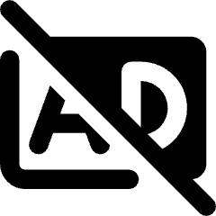 Ad Free Icon from Core Remix Set