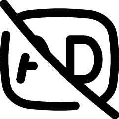 Ad Free Icon from Flex Line Set