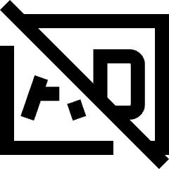 Ad Free Icon from Sharp Line Set