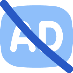 Ad Free Icon from Flex Flat Set