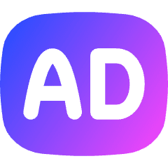 Ad Icon from Flex Gradient Set