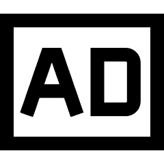 Ad Icon from Sharp Line Set