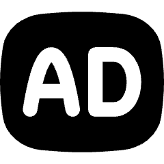 Ad Icon from Flex Solid Set