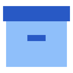 Archive Box Icon from Sharp Flat Set