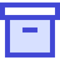 Archive Box Icon from Sharp Duo Set