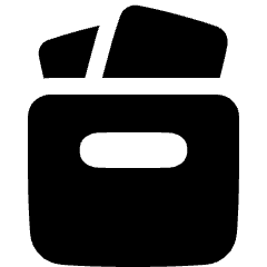 Archive Box Miscellaneous Icon from Plump Solid Set