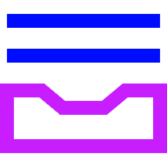 Archive Document Icon from Sharp Neon Set