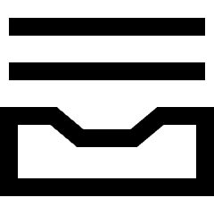 Archive Document Icon from Sharp Line Set