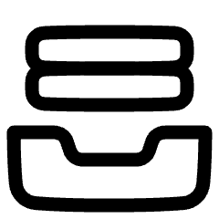 Archive Document Icon from Plump Line Set