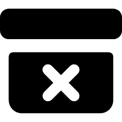 Archive Junk Box Icon from Core Solid Set