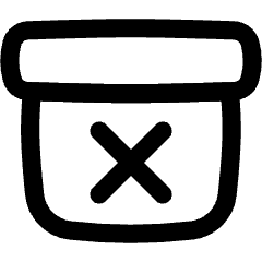 Archive Junk Box Icon from Flex Line Set