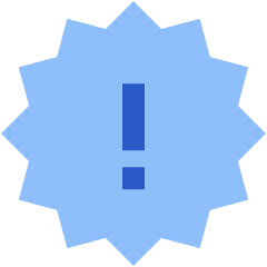 Badge Alert Icon from Sharp Flat Set