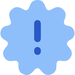 Badge Alert Icon from Flex Flat Set