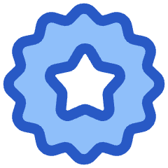 Badge Award Star Icon from Plump Duo Set
