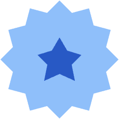 Badge Award Star Icon from Sharp Flat Set
