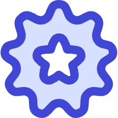 Badge Award Star Icon from Flex Duo Set