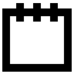 Blank Notepad Icon from Sharp Remix Set