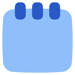 Blank Notepad Icon from Plump Flat Set