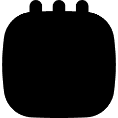 Blank Notepad Icon from Flex Solid Set