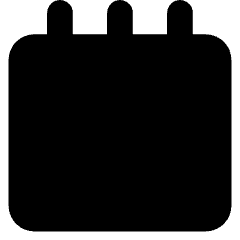 Blank Notepad Icon from Core Solid Set