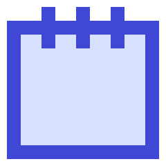 Blank Notepad Icon from Sharp Duo Set