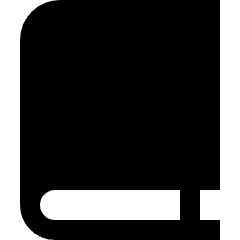 Book 1 Icon from Sharp Solid Set