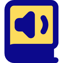 Book Audio Icon from Core Pop Set