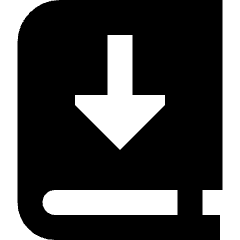 Book Download Icon from Sharp Remix Set