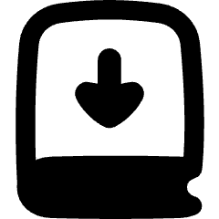 Book Download Icon from Flex Remix Set