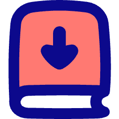Book Download Icon from Flex Pop Set