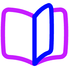 Book Flip Next Page Icon from Plump Neon Set