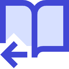 Book Flip Next Page Arrow Icon from Sharp Duo Set