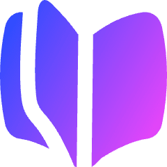 Book Flip Previous Page Icon from Flex Gradient Set