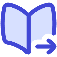 Book Flip Previous Page Arrow Icon from Flex Duo Set