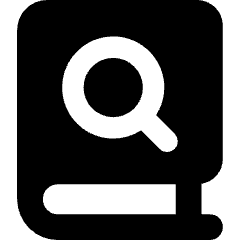 Book Search Find Icon from Core Solid Set