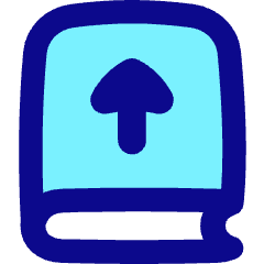 Book Upload Icon from Flex Pop Set