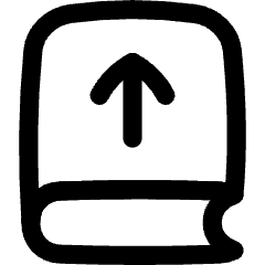 Book Upload Icon from Flex Line Set
