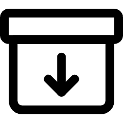 Box Archive File Icon from Core Line Set