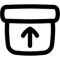 Box Unarchive File Icon from Flex Line Set